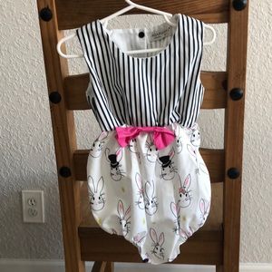 Adorable rabbit / bunny romper 2T